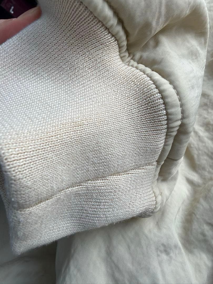 【美品】DISCOAT ディスコート メモリーボンバーブルゾン　アイボリー