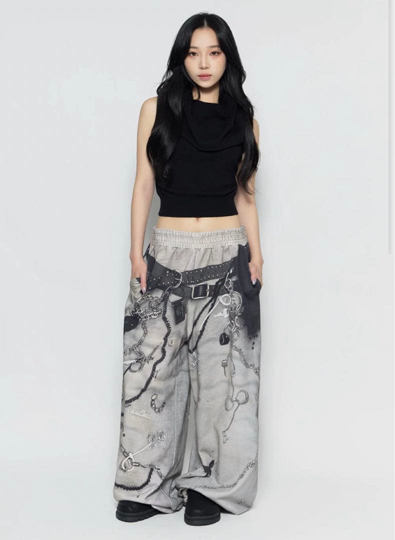 パンツ theredthread S print sweat2 toys