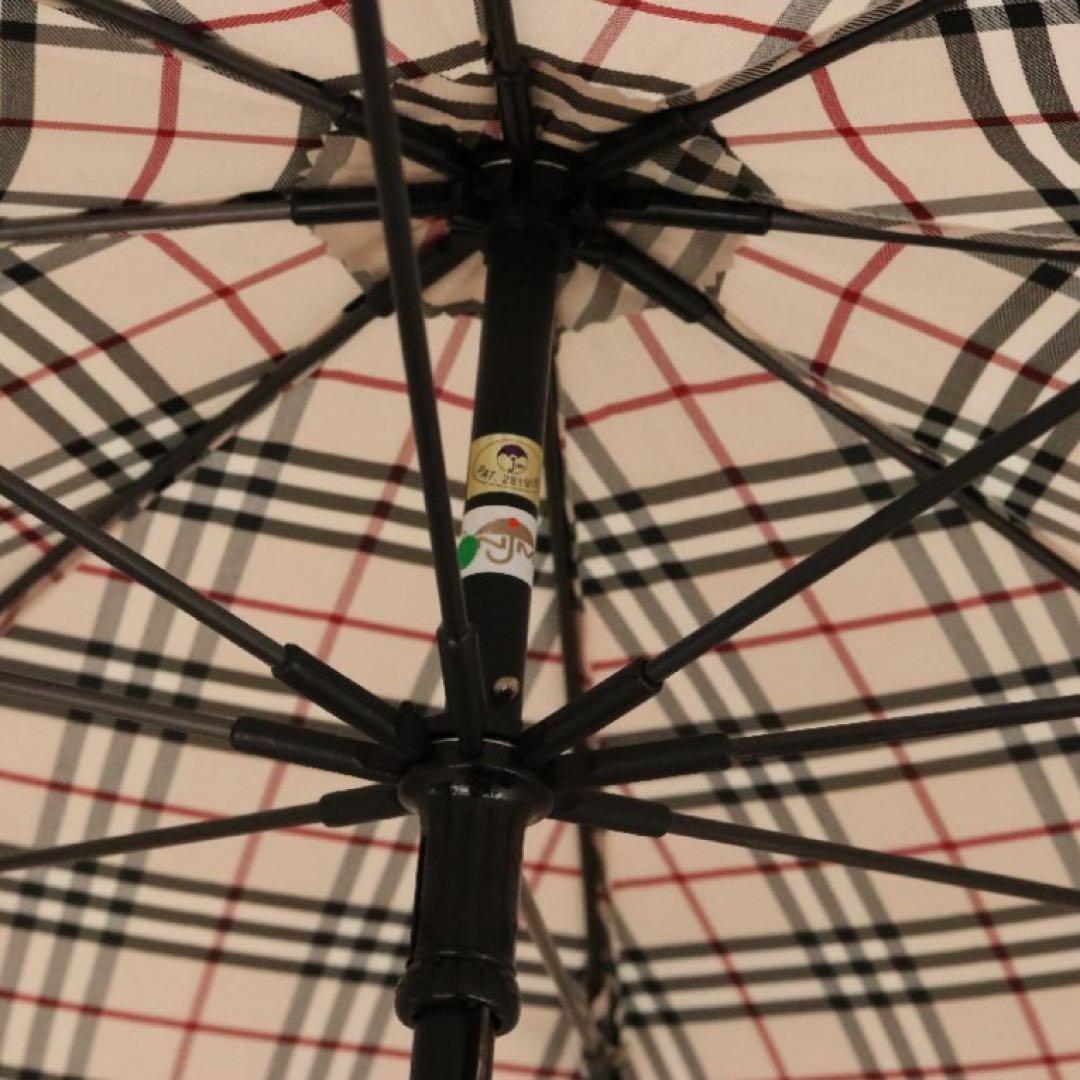 【未使用級】BURBERRY バーバリー ノバチェック 長傘 アンブレラ 美品
