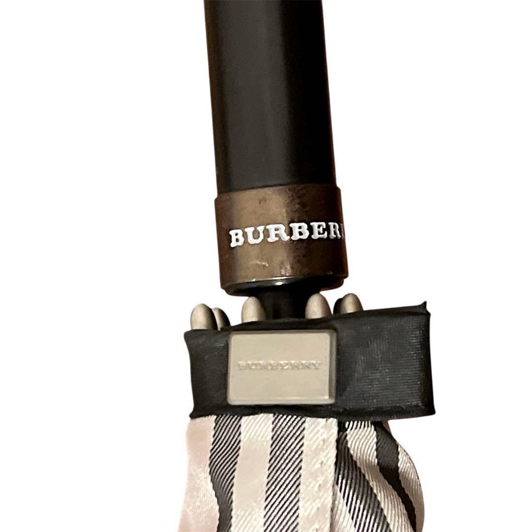 【未使用級】BURBERRY バーバリー ノバチェック 長傘 アンブレラ 美品