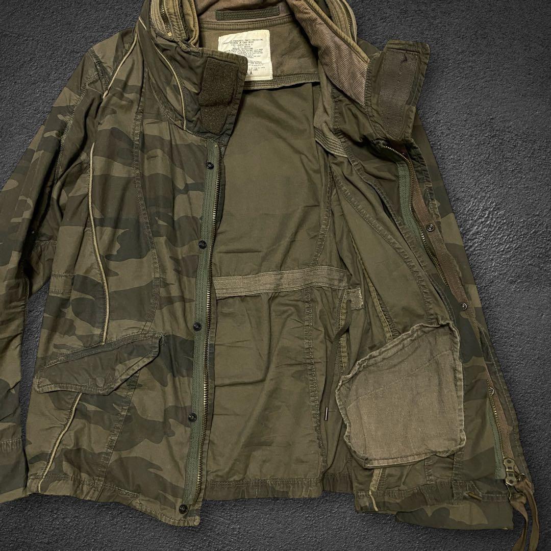 ジャケット・アウター goa camouflage big hooded bono jacket