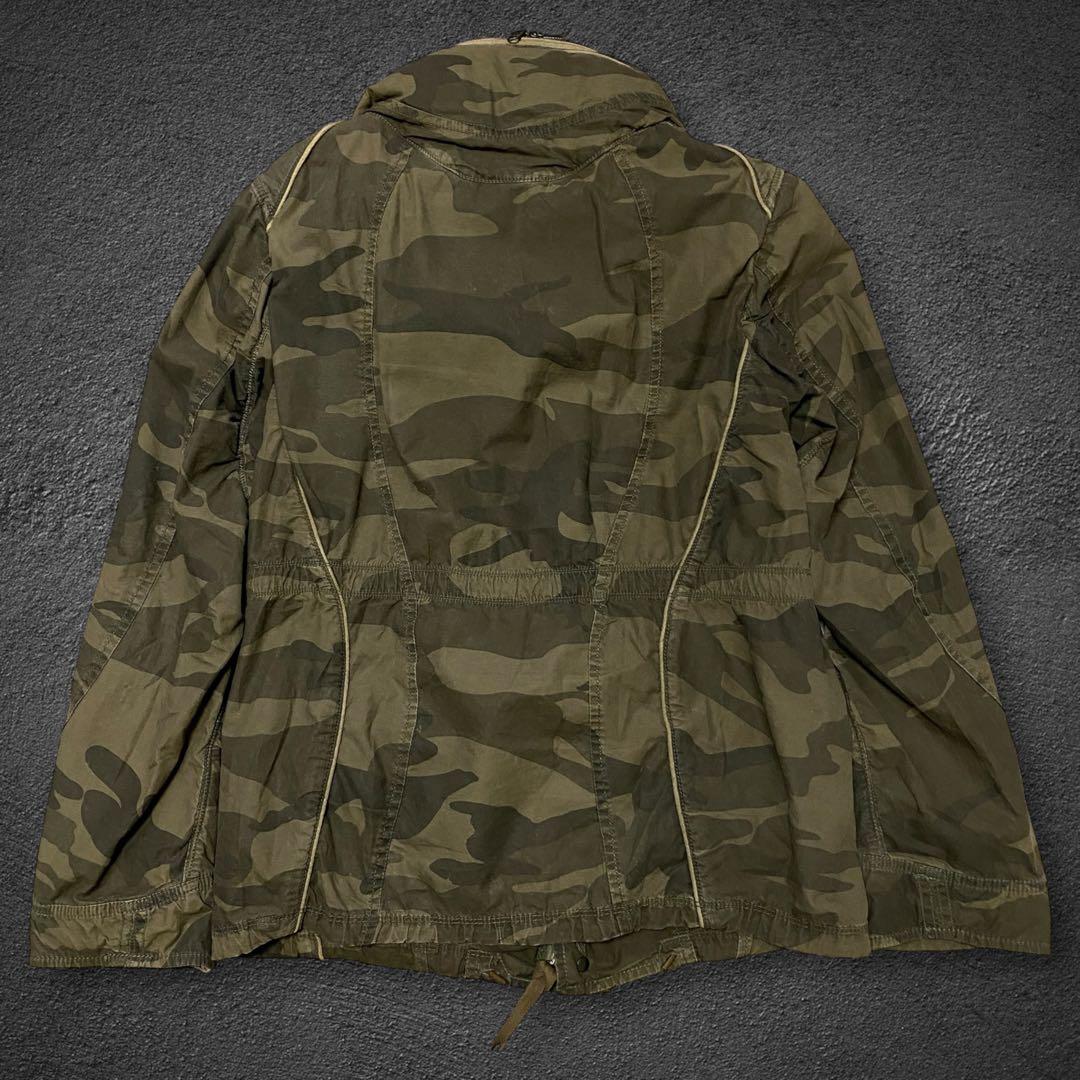 ジャケット・アウター goa camouflage big hooded bono jacket