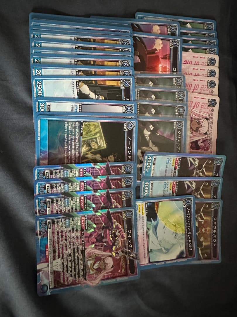 ユニオンアリーナ 青 ファウルバウト　奪還のロゼ デッキ パーツ付き