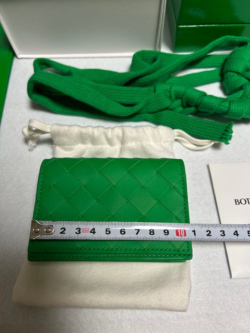 【未使用】BOTTEGA VENETA⭐︎グリーン⭐︎名刺入れ