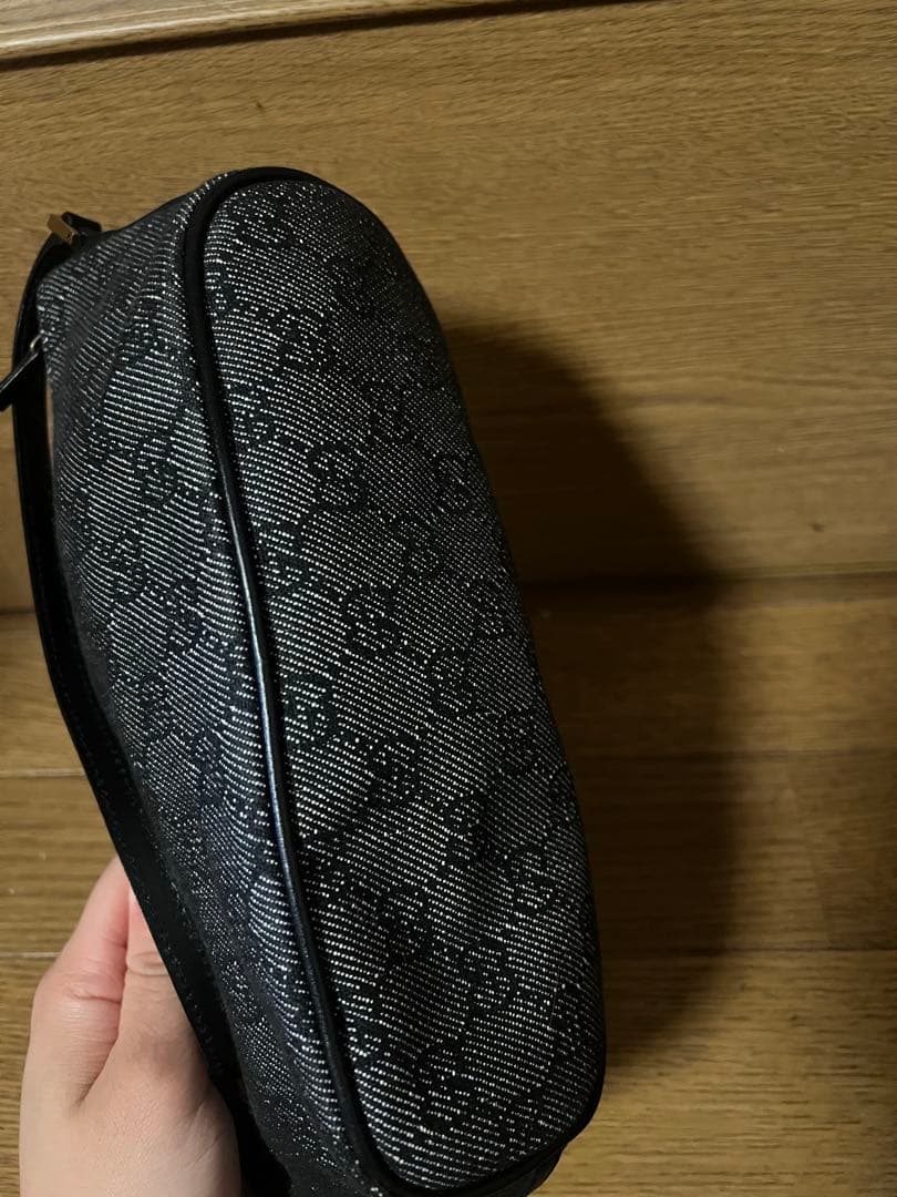 【美品】GUCCI ミニハンドバッグ ブラック