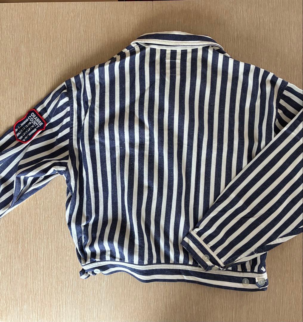 StanGee ストライプ パッチ付きジャケット