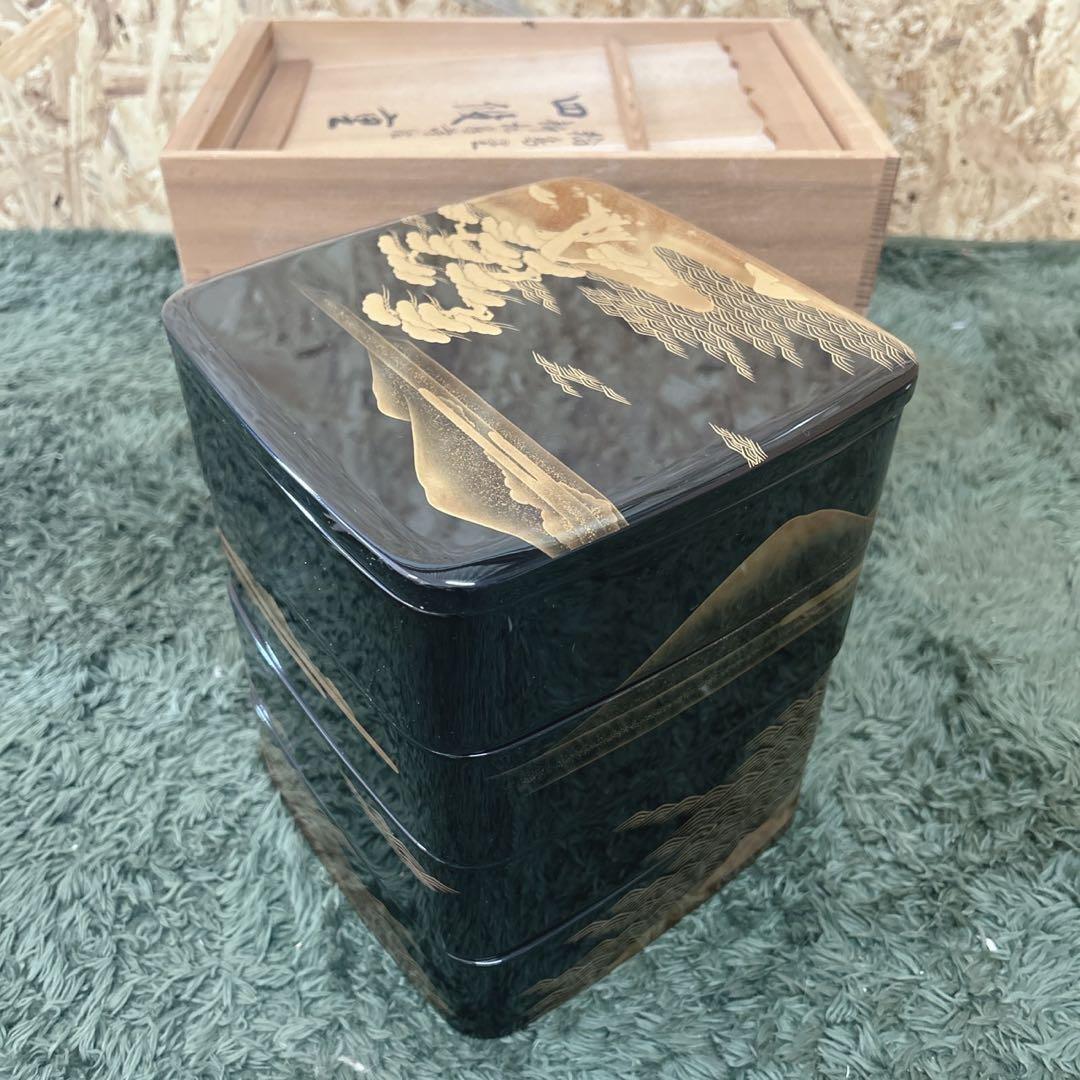 輪島塗　松島蒔絵 ４段お重