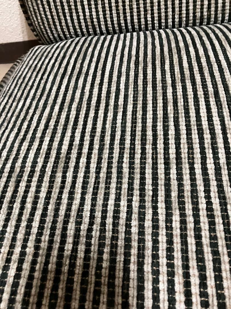 karimokuオールド カリモクファニチャー ストライプウッドアームシングル