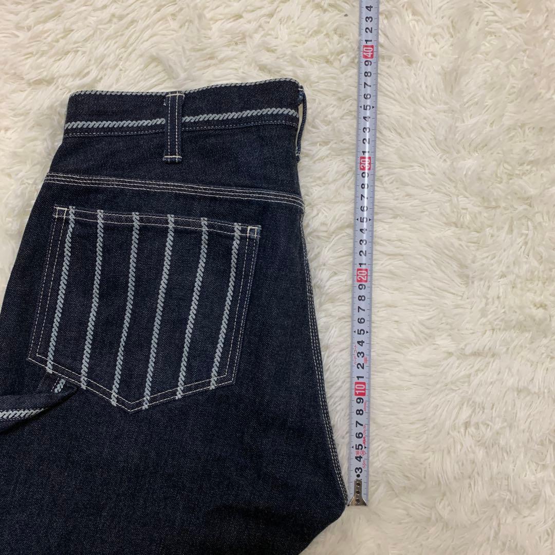 児島ジーンズ KOJIMA GENES ウォバッシュ切替ペインター デニムパンツ