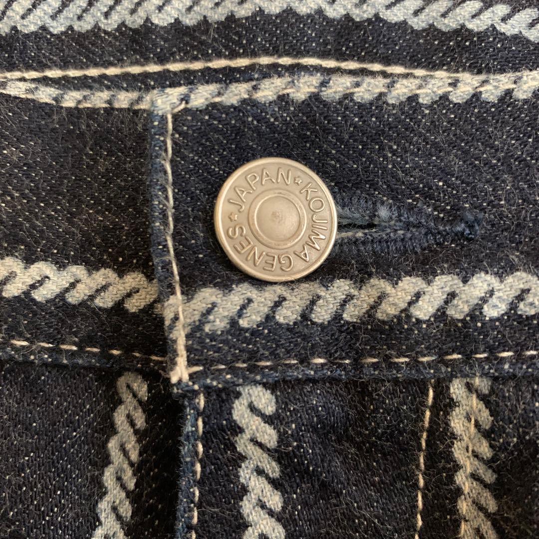 児島ジーンズ KOJIMA GENES ウォバッシュ切替ペインター デニムパンツ
