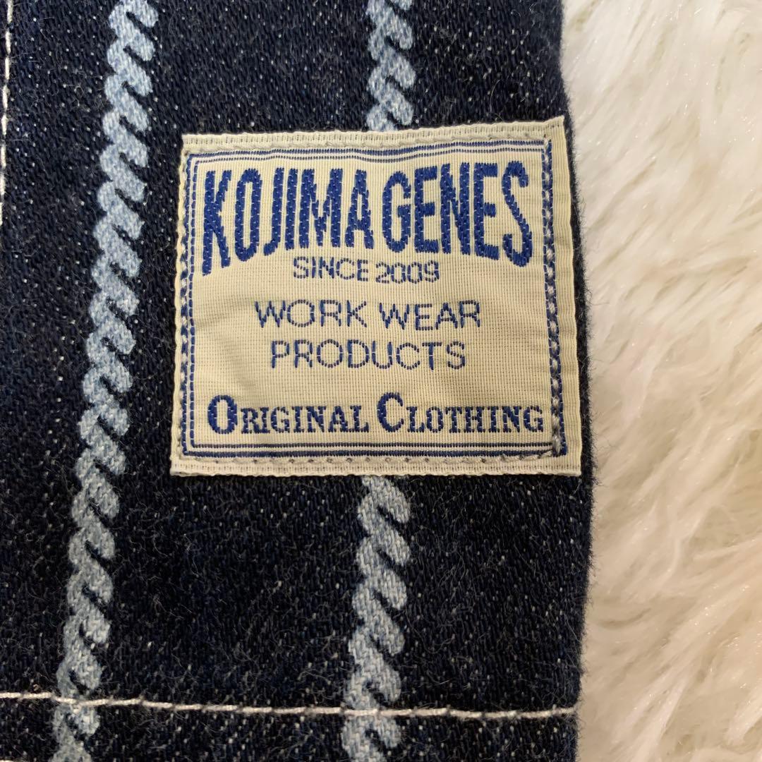 児島ジーンズ KOJIMA GENES ウォバッシュ切替ペインター デニムパンツ