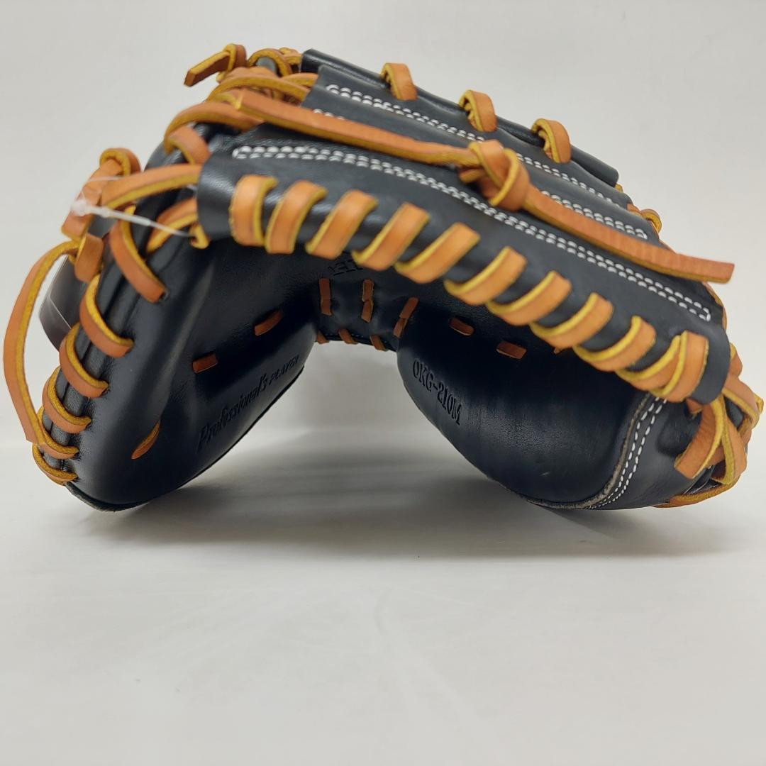 ハイゴールド 軟式キャッチャーミット 左投げ OKG-210M ブラック