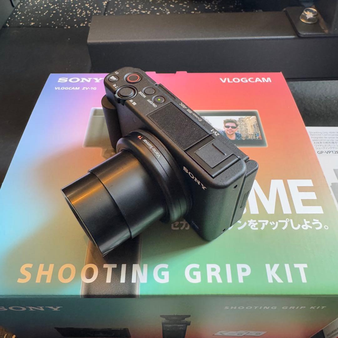 【極美品】SONY VLOGCAM ZV-1G グリップキット おまけ多数！