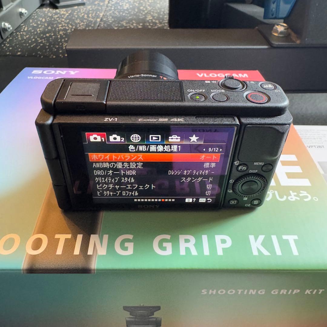 【極美品】SONY VLOGCAM ZV-1G グリップキット おまけ多数！