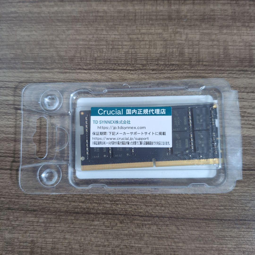 メモリー crucial 16GB DDR5-5600 SODIMM