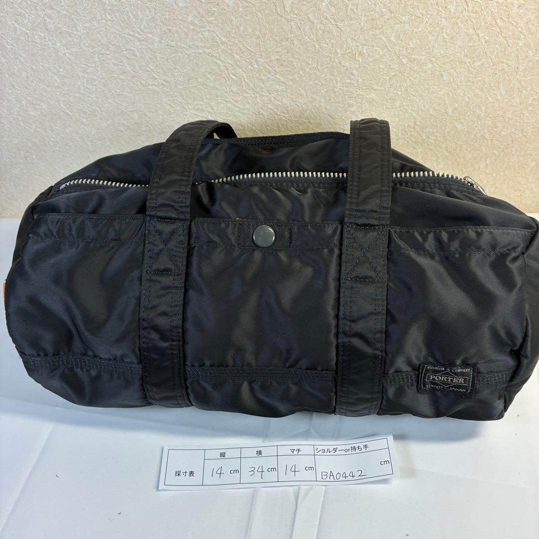 [未使用級] PORTER　タンカー　ドラムバッグ　ミニボストン　ダッフル