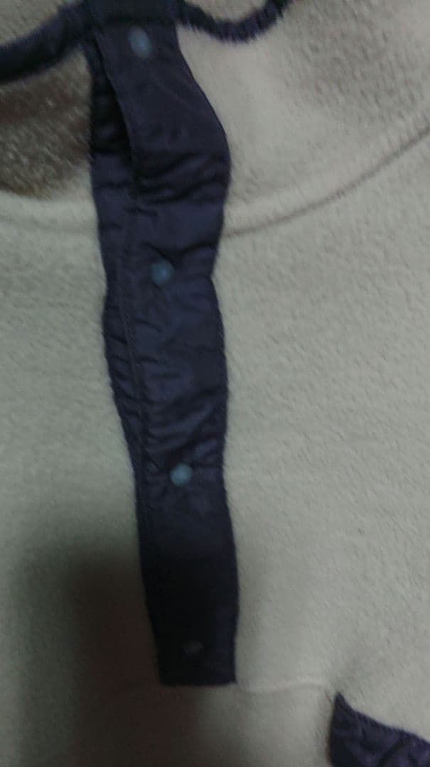 渋*男様 90sUSA製 Patagonia スナップT シンチラ L クリーム