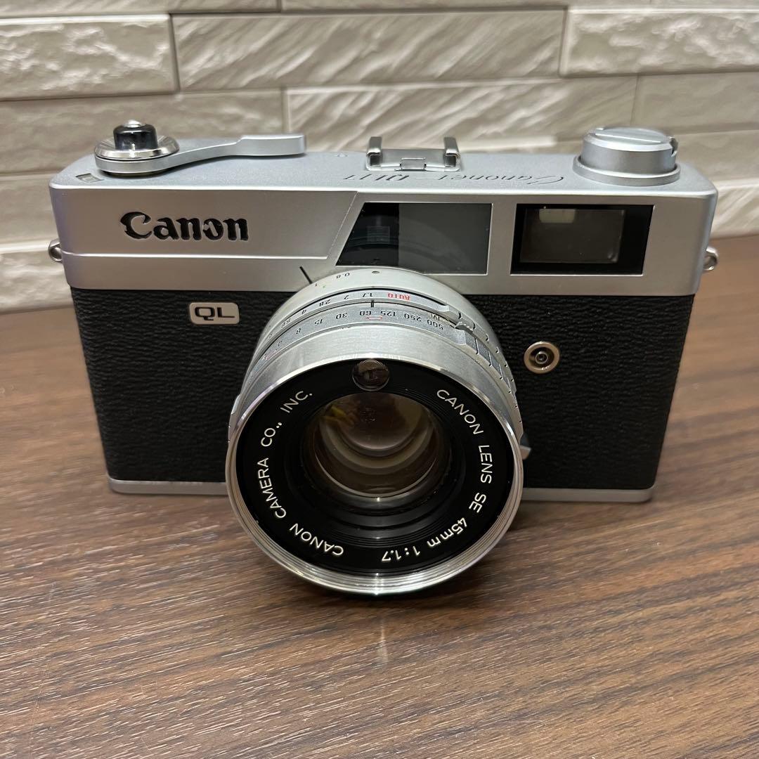 Canon QL 17 レンジファインダーカメラ45mm f/1.7 動作未確認
