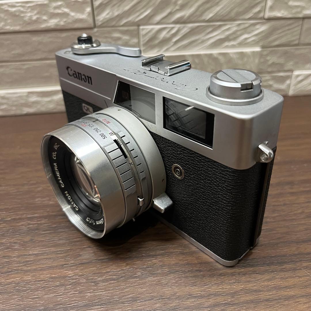 Canon QL 17 レンジファインダーカメラ45mm f/1.7 動作未確認