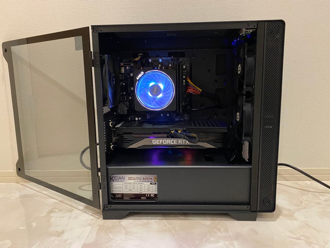 ゲーミング PC 3700X 3070 16GB 1TB モンハンワイルズ