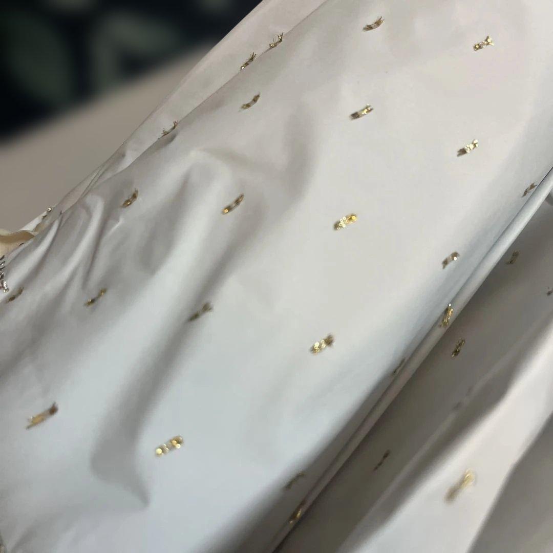 ジルスチュアート晴雨兼用傘 99% UVカット　キラキラ　フリル