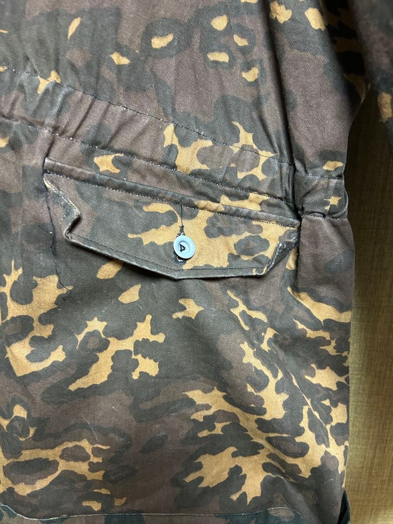 ナチス　ドイツ軍　オークリーフカモ　スモック　リバーシブル