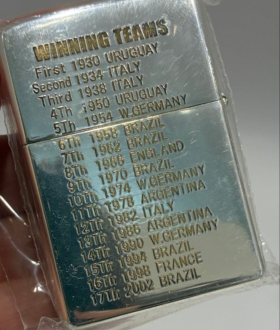 ⓋZIPPO　FIFA　ワールドカップ記念ライター　3点セット