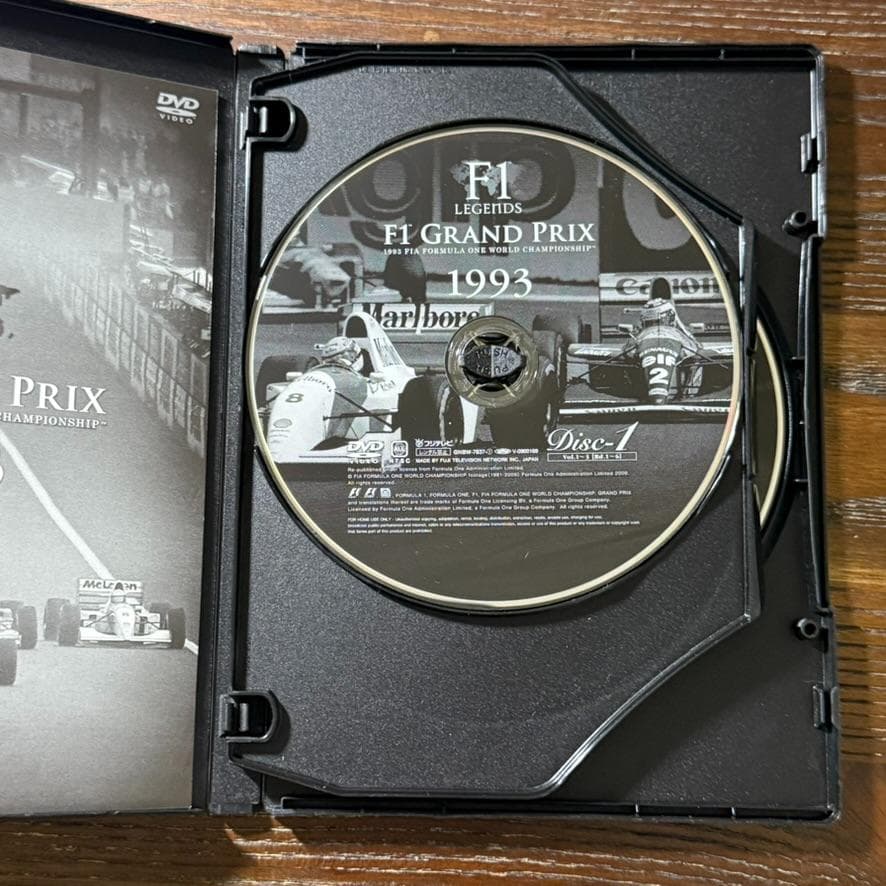 F1 LEGENDS F1 GRAND PRIX 1993 DVD【3枚組】