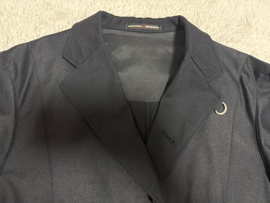 GAULTIER HOMME テーラードジャケット 48 黒