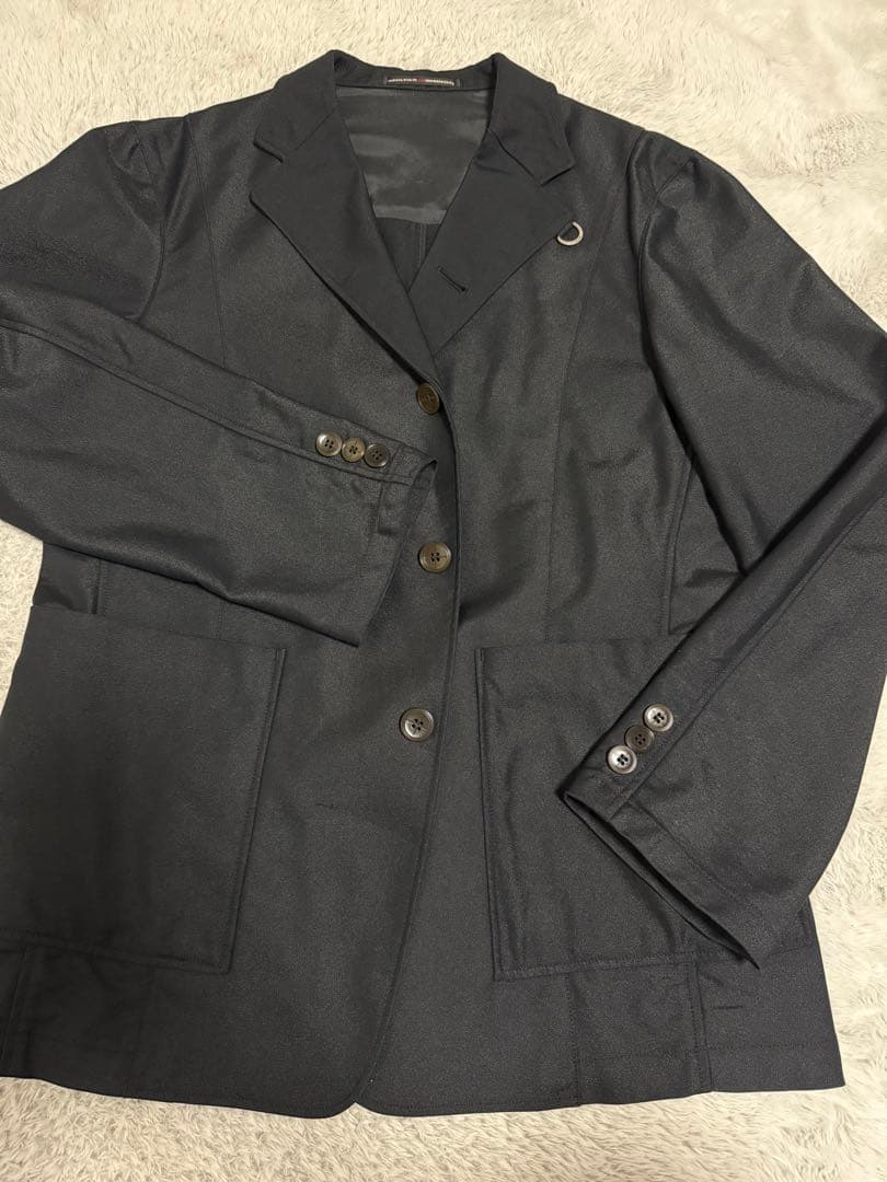 GAULTIER HOMME テーラードジャケット 48 黒