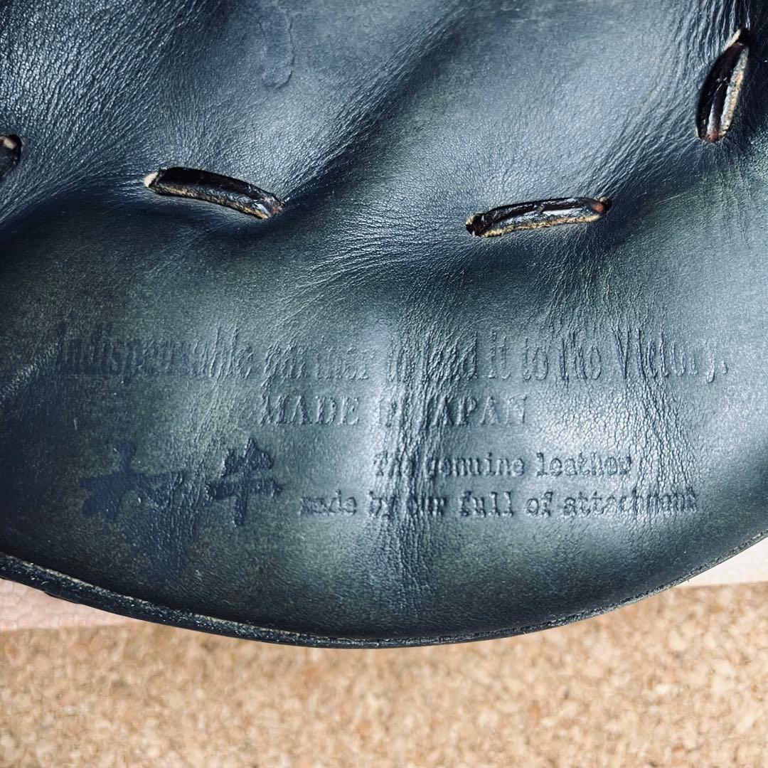 ハタケヤマ硬式捕手ミット／真心ブラック／一般.大人用