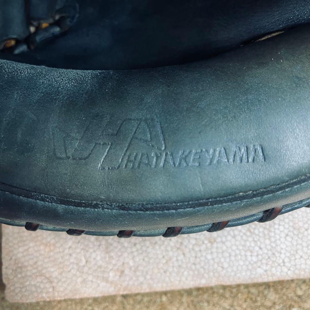 ハタケヤマ硬式捕手ミット／真心ブラック／一般.大人用