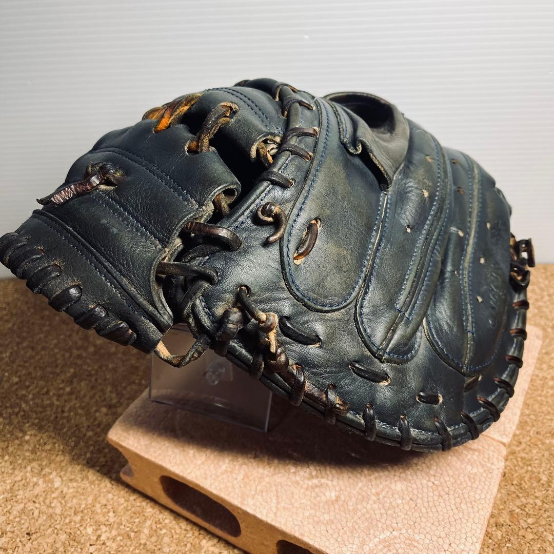 ハタケヤマ硬式捕手ミット／真心ブラック／一般.大人用