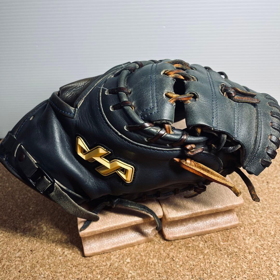 ハタケヤマ硬式捕手ミット／真心ブラック／一般.大人用