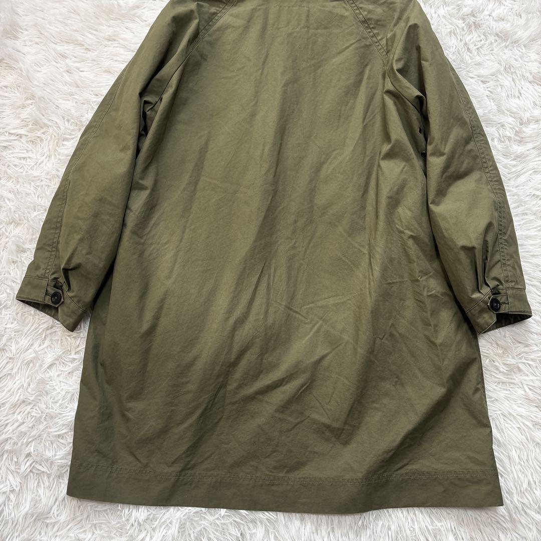 MHL.エムエイチエル ライナー付き モッズコート カーキ　L