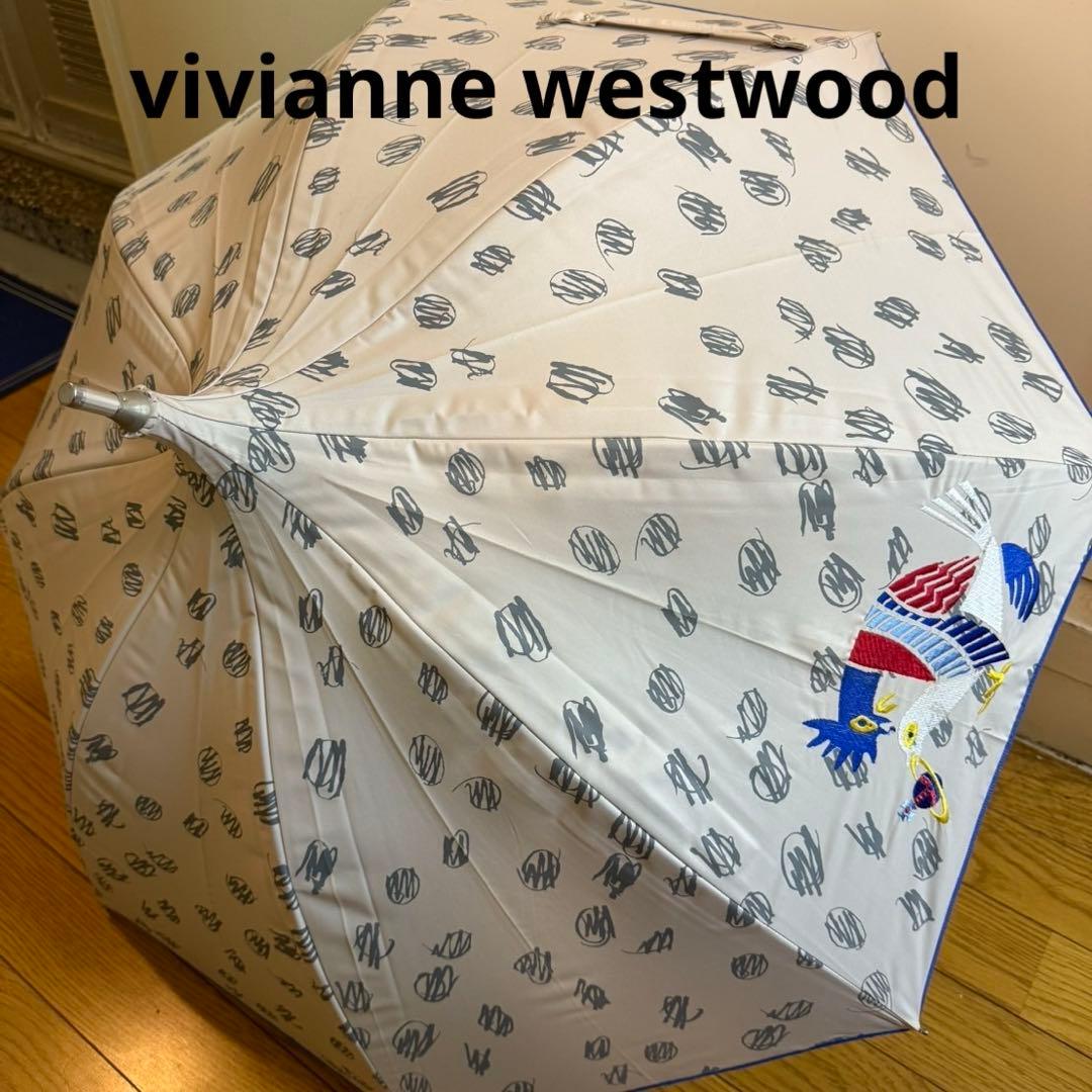 【専用】ヴィヴィアンウエストウッド　晴雨兼用傘　雨傘　日傘　鳥柄