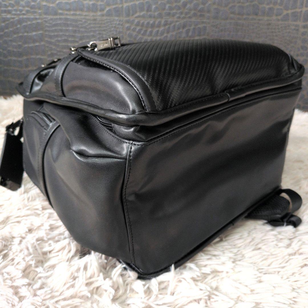 【美品】トゥミ リュック ALPHA3 カーボンレザー ビジネス 正規品