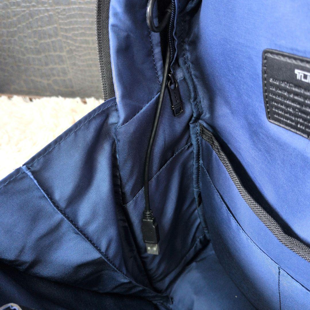 【美品】トゥミ リュック ALPHA3 カーボンレザー ビジネス 正規品