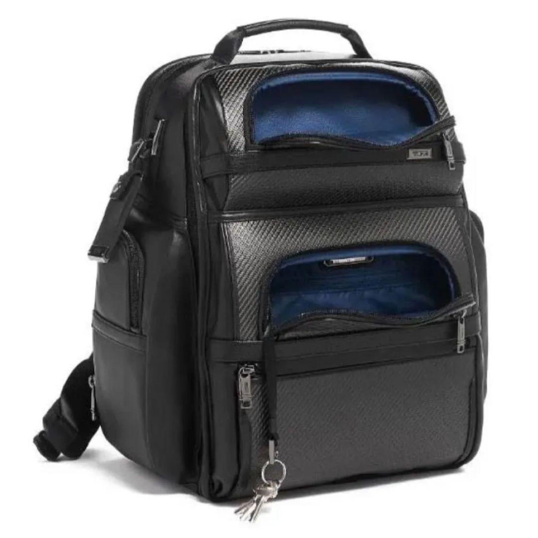 【美品】トゥミ リュック ALPHA3 カーボンレザー ビジネス 正規品