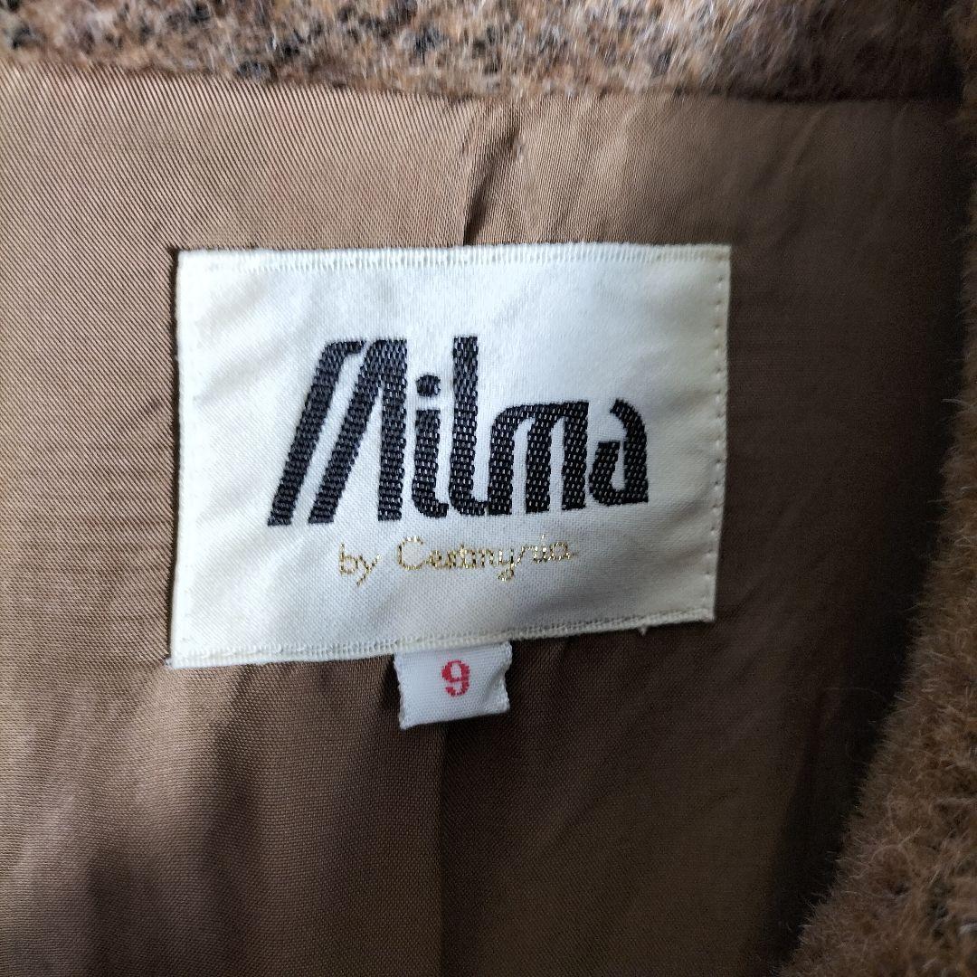 【fin.】　ピーコート　キャメル　ブラウン　ワントーン