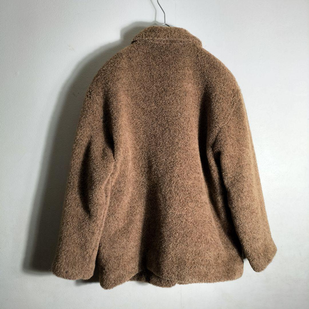 【fin.】　ピーコート　キャメル　ブラウン　ワントーン