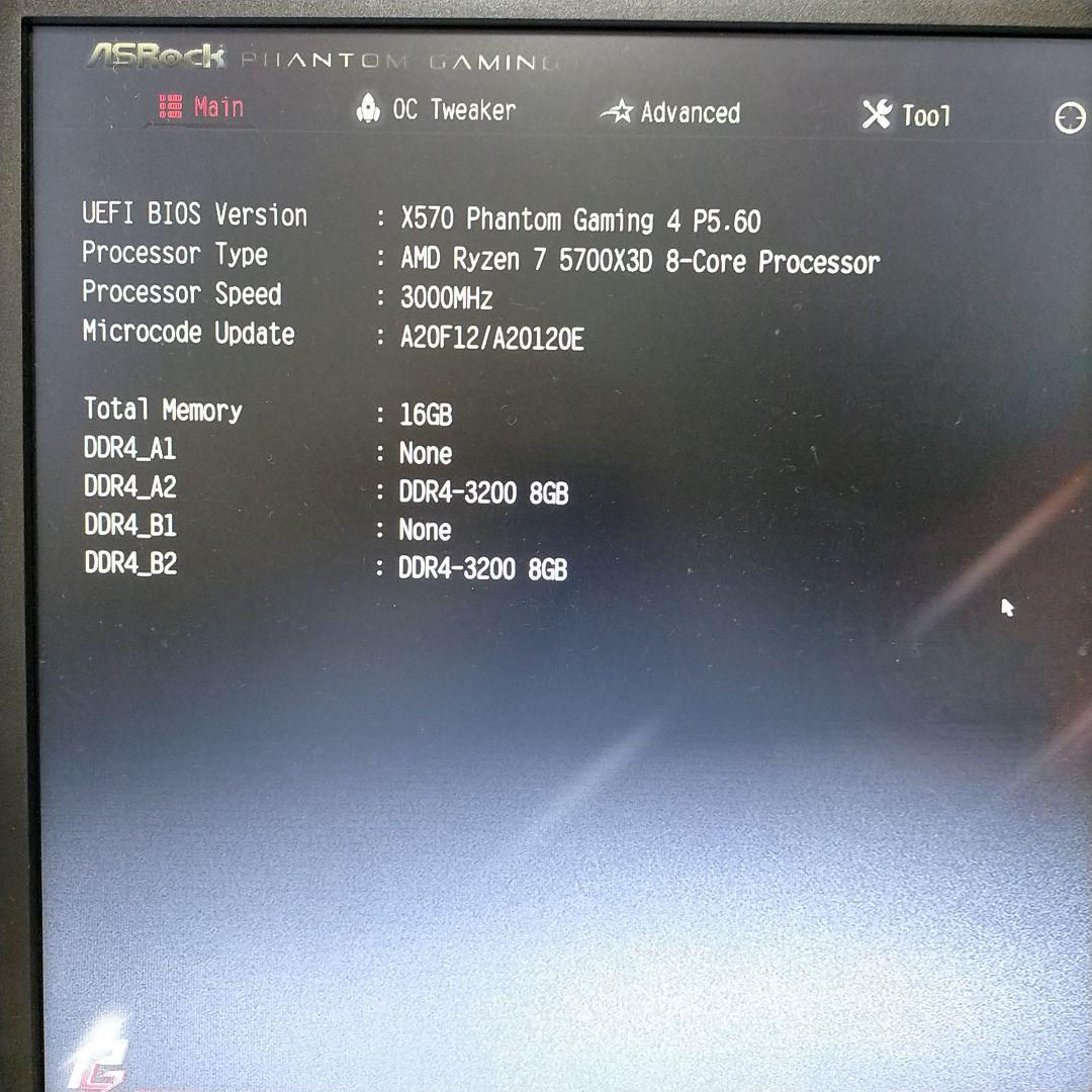 【正常動作品】マザーボード X570 Phantom Gaming 4 AM4