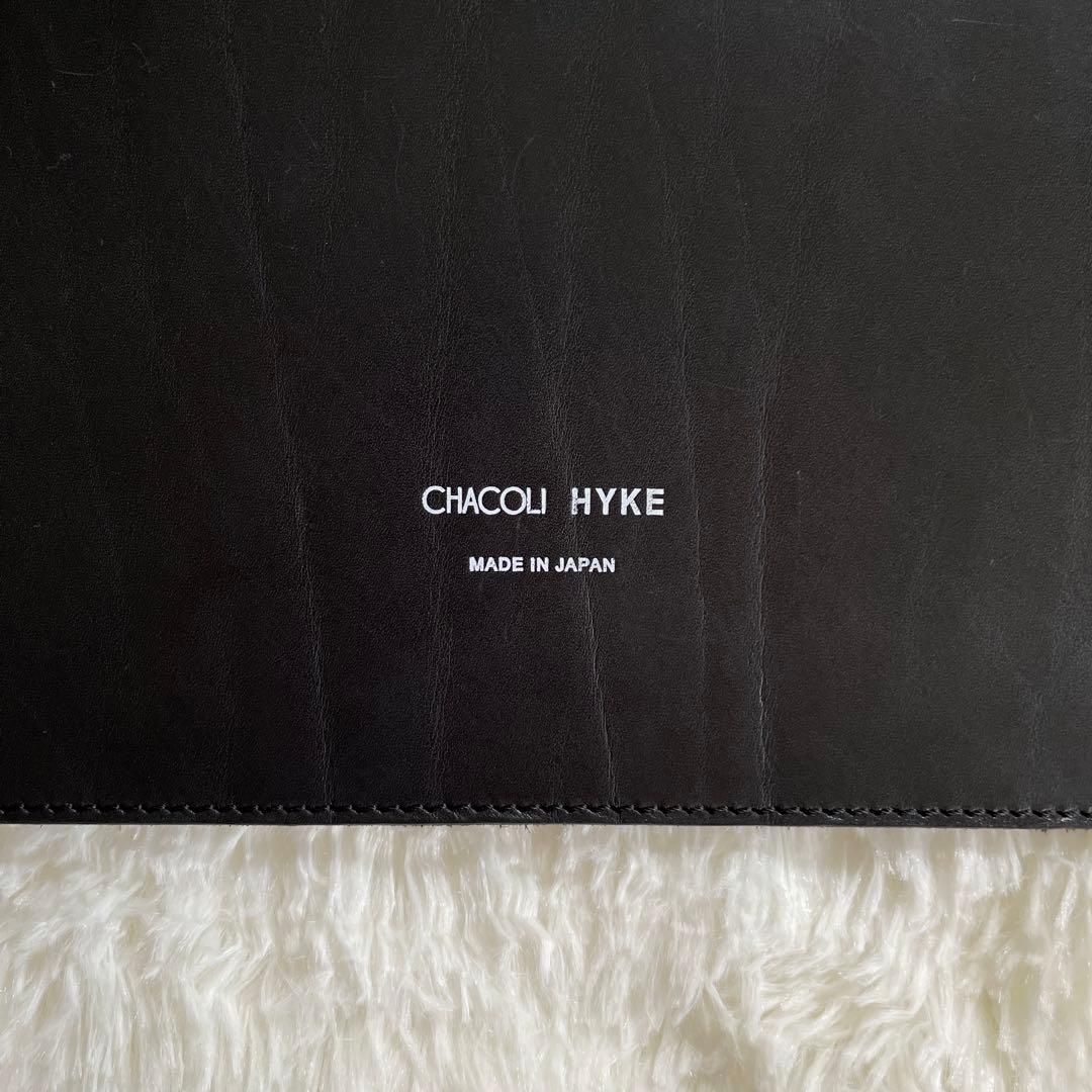 レア　HYKE×CHACOLI フラットポーチ　ラージ　上質　レザー＆キーケース