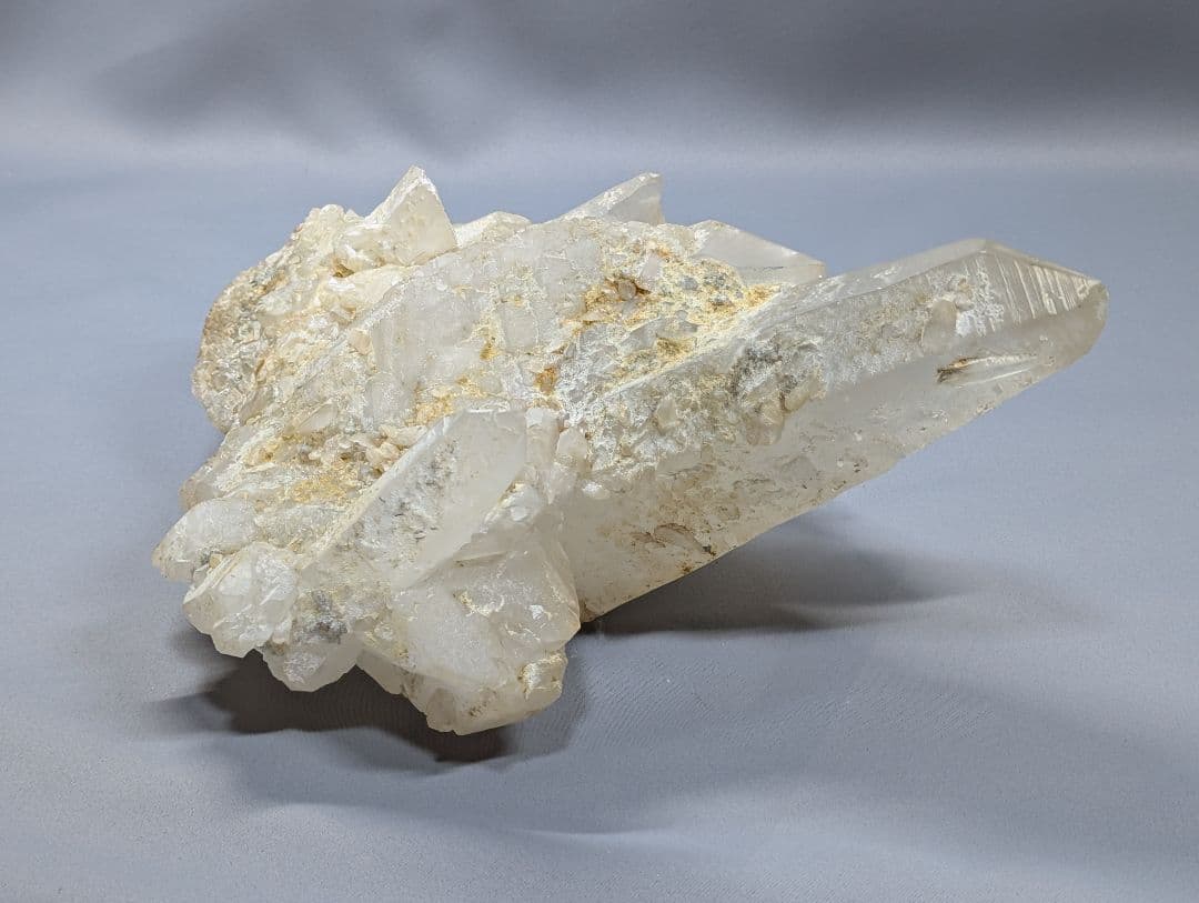 水晶 原石 クラスター 天然石 約3.8kg インテリア 鑑賞石 パワーストーン