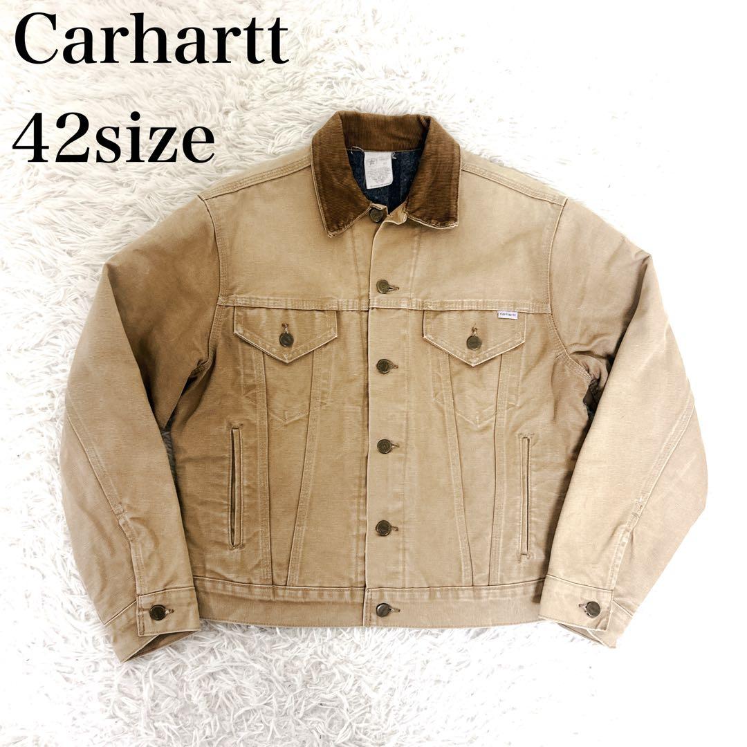 【美品】Carhartt 裏地ブランケット3rd トラッカージャケット 42