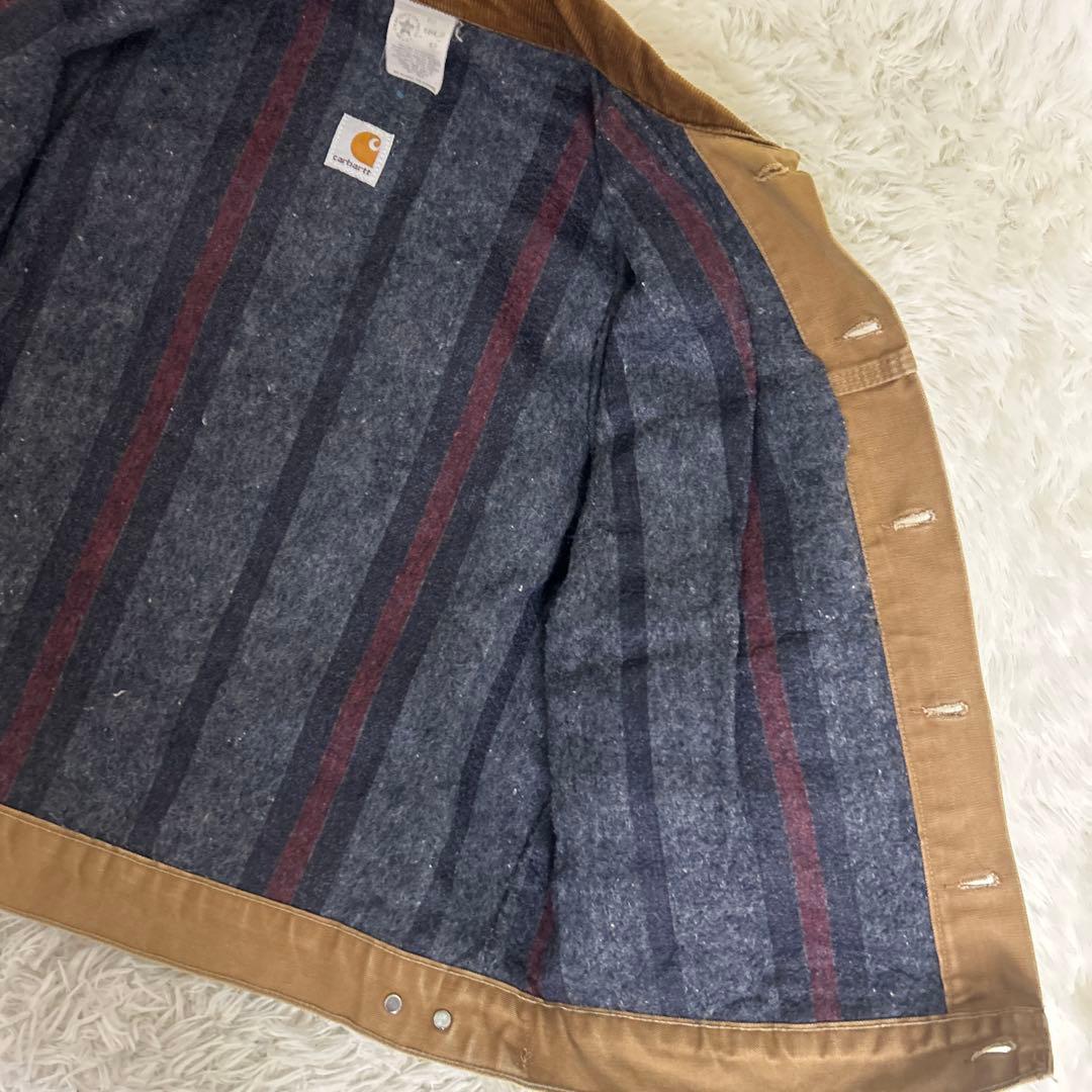 【美品】Carhartt 裏地ブランケット3rd トラッカージャケット 42