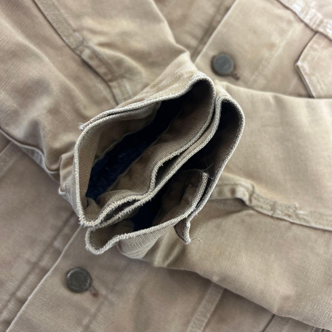 【美品】Carhartt 裏地ブランケット3rd トラッカージャケット 42