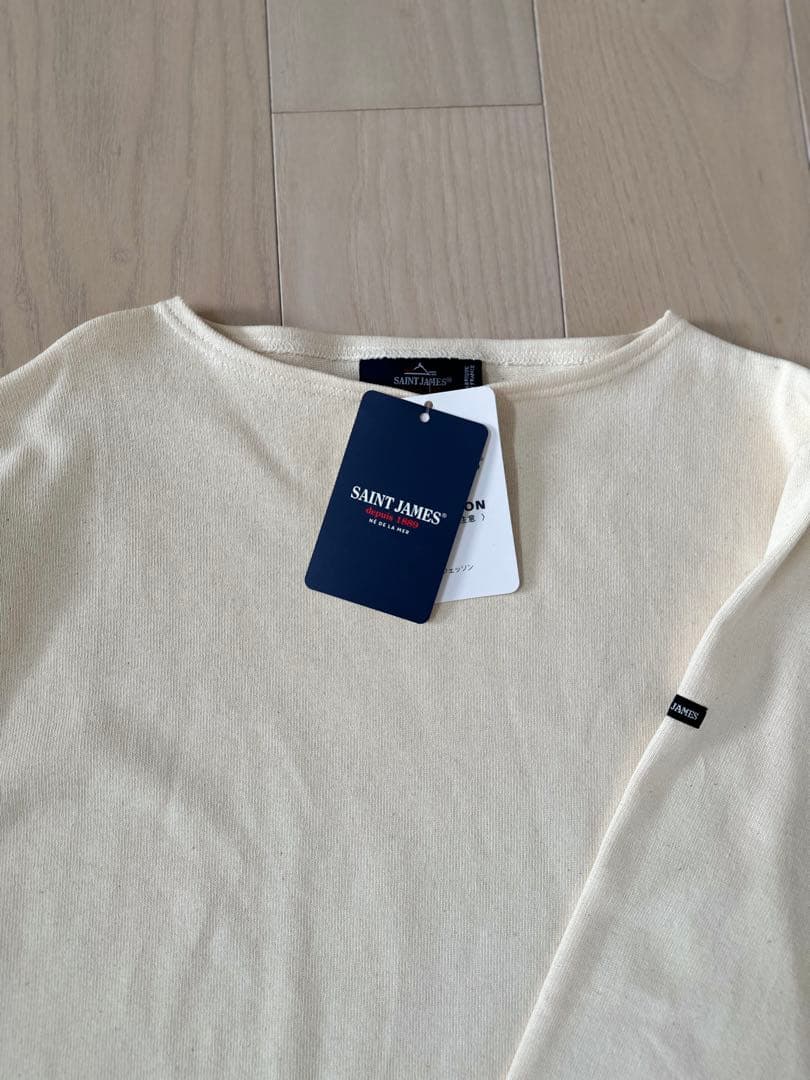 新品未使用✨SAINT JAMES QUESSANT U A ECRU T3