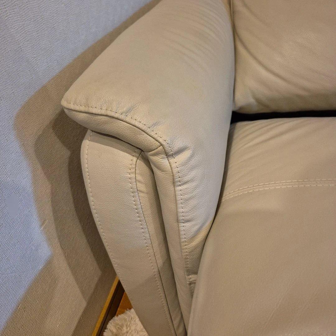 お値下げ　レザーソファー電動リクライニング　2024年購入　2/6まで