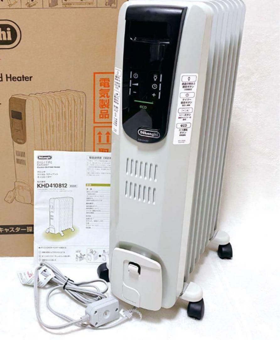 未使用★デロンギオイルヒーター(KHD410812-BK）